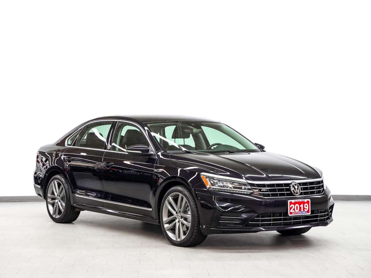 2019 Volkswagen Passat WOLFSBURG | R-LINE | Leather | ACC | BSM | CarPlay