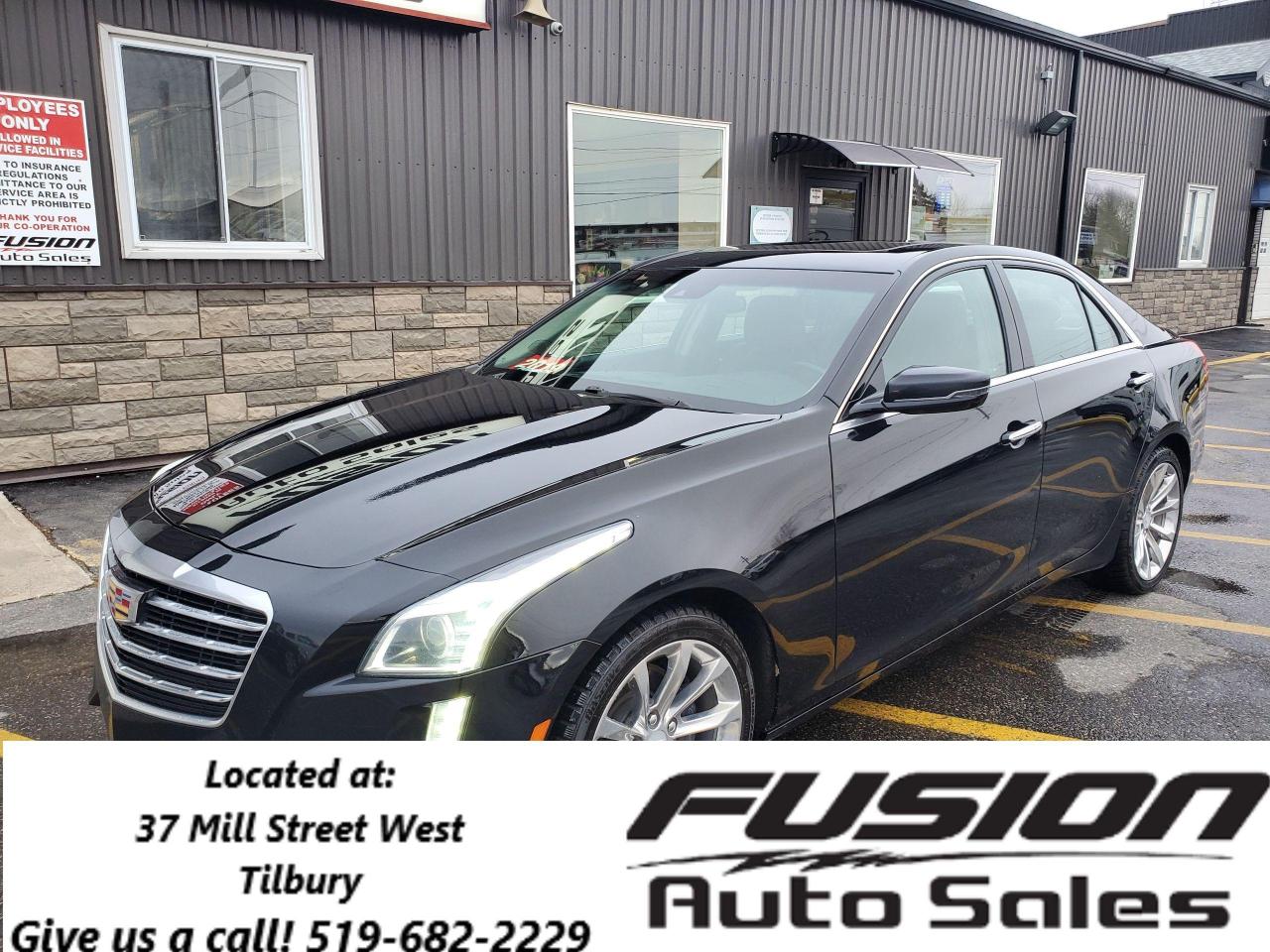 Used 2018 Cadillac CTS Luxury AWD-NO HST TO A MAX OF $2000-LTD TIME ONLY for sale in Tilbury, ON