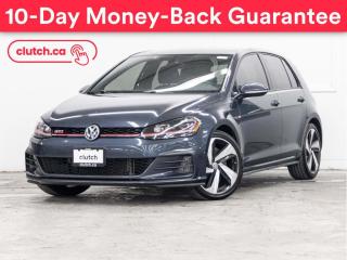 Used 2019 Volkswagen Golf GTI Autobahn w/ Apple CarPlay & Android Auto, Bluetooth, Nav for sale in Toronto, ON