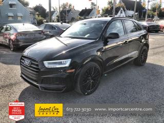 Used 2018 Audi Q3 2.0T Technik COMPETITION PKG!!  LEATHER, PANO ROOF for sale in Ottawa, ON