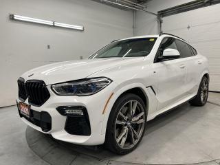 523HP!! M50i W/ PREMIUM ENHANCED PKG INCL. PANORAMIC SUNROOF, HEATED/COOLED COMFORT SEATS, PREMIUM HARMAN/KARDON AUDIO, HEAD-UP DISPLAY, 360 CAMERA, WIRELESS CHARGER AND PREMIUM 22-IN STAGGERED ALLOYS! Pre-collision system, active blind spot monitor, automatic lane change, auto parking assistant, adaptive cruise control, navigation, remote start, M sport leather-wrapped heated steering wheel, paddle shifters, 4-zone climate control w/ rear heated seats, heated armrests, rain-sensing wipers, traffic sign recognition, BMW Laserlight headlights, heated/cooled cupholders, power seats w/ memory, power adjustable steering column, drive mode selector, front & rear sensors w/ backup assist, BMW drive recorder, power liftgate, ambient lighting, rear sunshades, M-badged calipers, auto headlights w/ auto highbeams, keyless entry w/ push start, comfort access, garage door opener and Sirius XM!