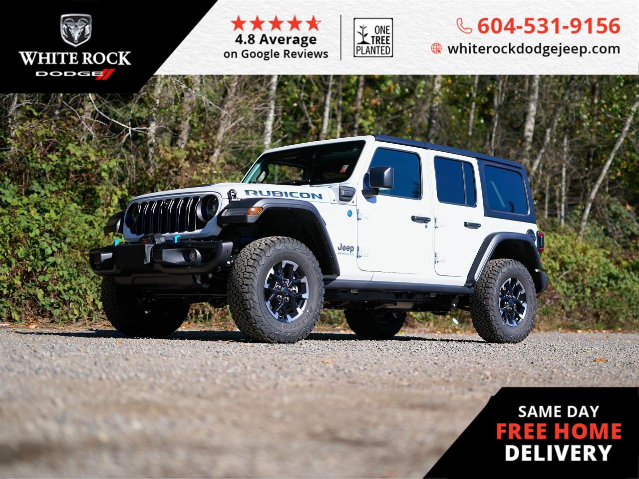 New 2024 Jeep Wrangler 4xe RUBICON for sale in Surrey, BC