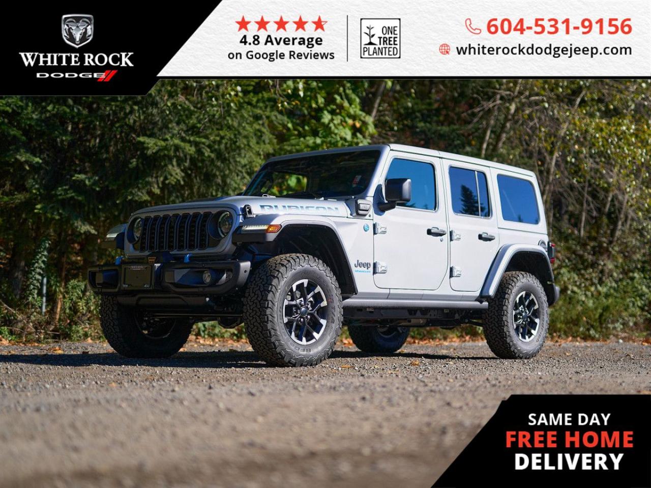 New 2024 Jeep Wrangler 4xe RUBICON for sale in Surrey, BC