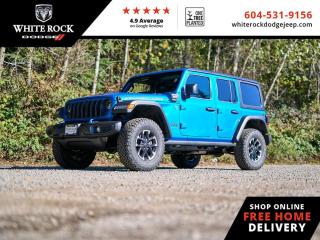 New 2024 Jeep Wrangler 4xe Rubicon  -  Hybrid -  Fast Charging for sale in Surrey, BC