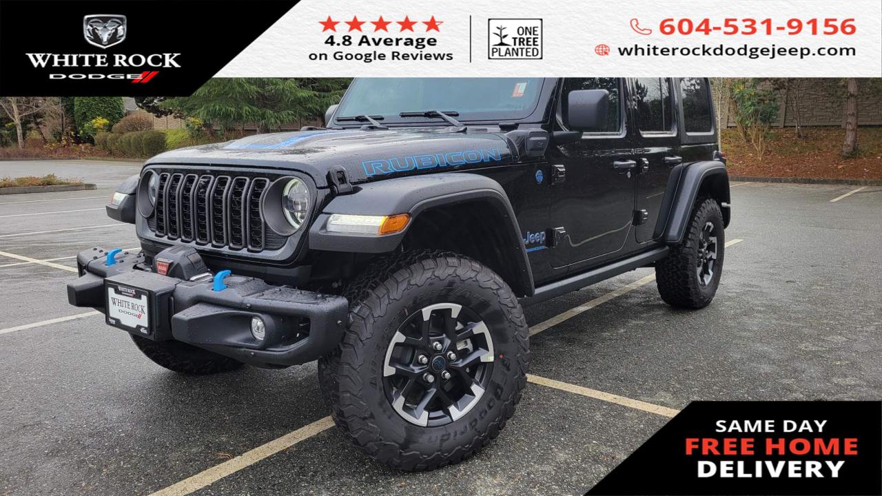 New 2024 Jeep Wrangler 4xe RUBICON for sale in Surrey, BC