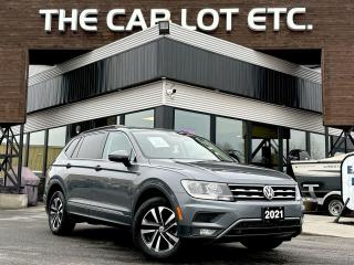 Used 2021 Volkswagen Tiguan Comfortline APPLE CARPLAY/ANDROID AUTO, SIRIUS XM, BACK UP CAM, NAV, HEATED LEATHER SEATS!! for sale in Sudbury, ON