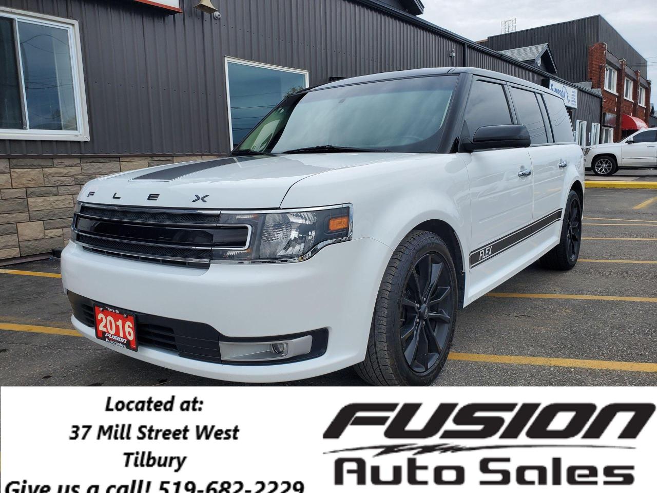 Used 2016 Ford Flex SEL AWD-7 PASS-LEATHER-SUNROOF-REMOTE START for sale in Tilbury, ON