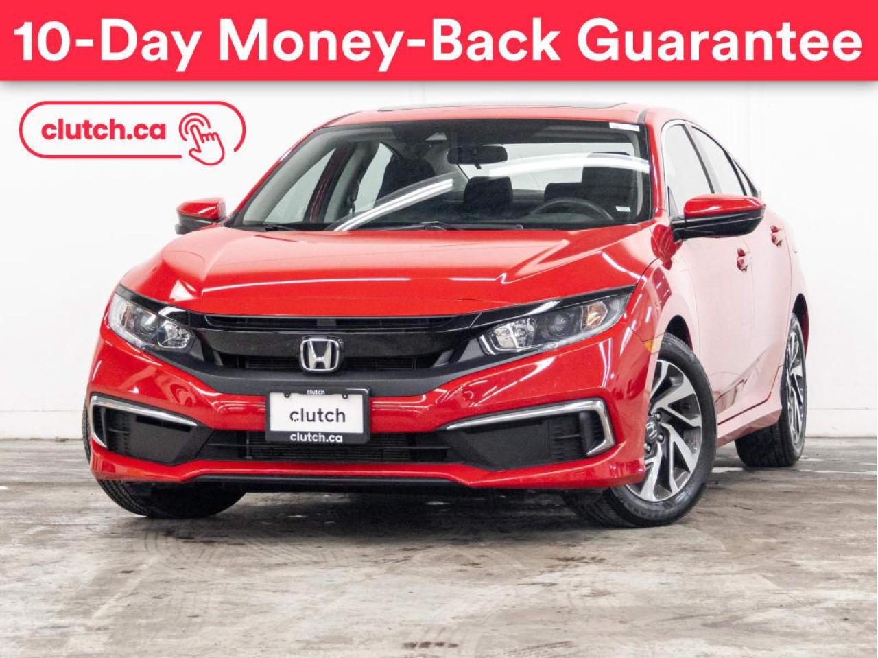 Used 2019 Honda Civic Sedan EX w/ Apple CarPlay & Android Auto, Adaptive Cruise, Sunroof for sale in Toronto, ON