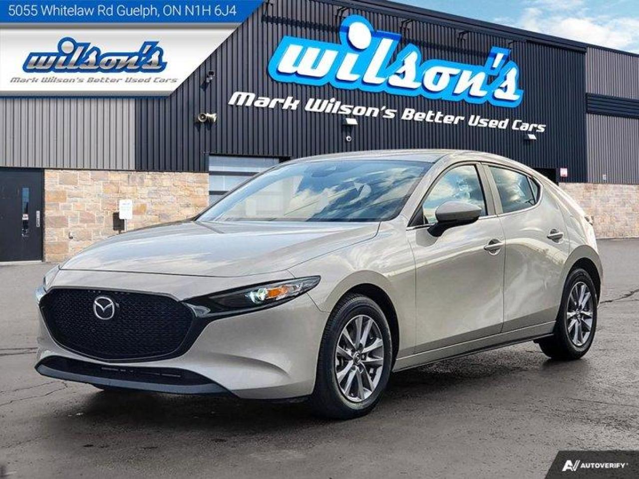 Used 2022 Mazda MAZDA3 Sport GS AWD Hatch, Auto, Leather, Sunroof, Radar Cruise, Power Seat, Heated Steering + Seats & Much More! for sale in Guelph, ON