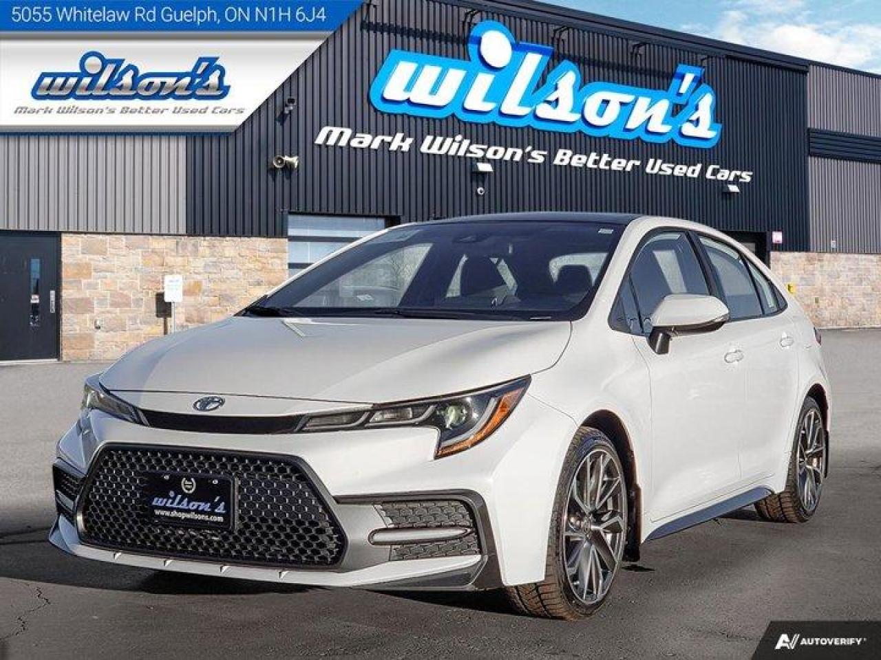 Used 2022 Toyota Corolla SE Upgrade Package - Sunroof, Wireless Charging, Radar Cruise, Heated Seats+Steering & Much More! for sale in Guelph, ON
