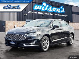 Used 2020 Ford Fusion Hybrid Titanium, Leather, Nav, Heated Seats, Bluetooth, Rear Camera, Alloy Wheels and more! for sale in Guelph, ON