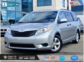 3.5L 6 CYLINDER ENGINE, LEATHER, FWD, CRUISE CONTROL, POWER WINDOWS, BLUETOOTH, AND MUCH MORE! <br/> <br/>  <br/> Just Arrived 2014 Toyota Sienna LE  Silver has 171,592 KM on it. 3.5L 6 Cylinder Engine engine, Front-Wheel Drive, Automatic transmission, 7 Seater passengers, on special price for $19,900.00. <br/> <br/>  <br/> Book your appointment today for Test Drive. We offer contactless Test drives & Virtual Walkarounds. Stock Number: 23251 <br/> <br/>  <br/> Diamond Motors has built a reputation for serving you, our customers. Being honest and selling quality pre-owned vehicles at competitive & affordable prices. Whenever you deal with us, you know you get to deal and speak directly with the owners. This means unique personalized customer service to meet all your needs. No high-pressure sales tactics, only upfront advice. <br/> <br/>  <br/> Why choose us? <br/>  <br/> Certified Pre-Owned Vehicles <br/> Family Owned & Operated <br/> Finance Available <br/> Extended Warranty <br/> Vehicles Priced to Sell <br/> No Pressure Environment <br/> Inspection & Carfax Report <br/> Professionally Detailed Vehicles <br/> Full Disclosure Guaranteed <br/> AMVIC Licensed <br/> BBB Accredited Business <br/> CarGurus Top-rated Dealer 2022 <br/> <br/>  <br/> Phone to schedule an appointment @ 587-444-3300 or simply browse our inventory online www.diamondmotors.ca or come and see us at our location at <br/> 3403 93 street NW, Edmonton, T6E 6A4 <br/> <br/>  <br/> To view the rest of our inventory: <br/> www.diamondmotors.ca/inventory <br/> <br/>  <br/> All vehicle features must be confirmed by the buyer before purchase to confirm accuracy. All vehicles have an inspection work order and accompanying Mechanical fitness assessment. All vehicles will also have a Carproof report to confirm vehicle history, accident history, salvage or stolen status, and jurisdiction report. <br/>