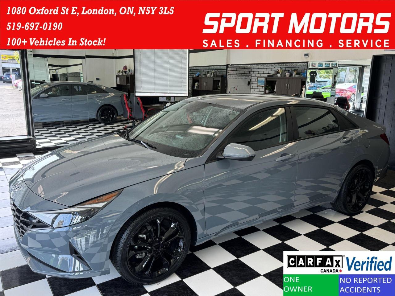 Used 2022 Hyundai Elantra Preferred+Lane Keep+Remote Start+CLEAN CARFAX for sale in London, ON