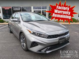 Backup Cam, Apple Car Play, FWD, Heated Seats!

2022 Kia Forte EX Gravity Gray

EX FWD IVT 2.0L 4-Cylinder MPI DOHC
-4-Wheel Disc Brakes
-6 Speakers,
-ABS brakes,
-Air Conditioning
-Alloy wheels,
-Apple CarPlay & Android Auto, 
-Cloth Seat Trim, 
-Delay-off headlights, 
-Electronic Stability Control
-Exterior Parking Camera Rear
-Front reading lights
-Front wheel independent suspension
-Fully automatic headlights
-Heated door mirrors, 
-Heated seats
-Illuminated entry, 
-Leather steering wheel
-Low tire pressure warning
-Panic alarm, 
-Power steering, 
-Power windows, 
-Radio data system
-Rear window defroster
-Remote keyless entry
-Security system, 
-Split folding rear seat, 
-Steering wheel mounted audio controls

Whether you are looking for a great place to buy your next used vehicle, find a qualified repair centre, or looking for parts for your vehicle, Lincoln Township Motors has the answer for you. We are committed to the needs of our customers and stay ahead of the competition. Theres no way to buy the wrong vehicle from Lincoln Township Motors!

Book your test drive today! 

WE BUY CARS! Any make, model or condition, No purchase necessary.