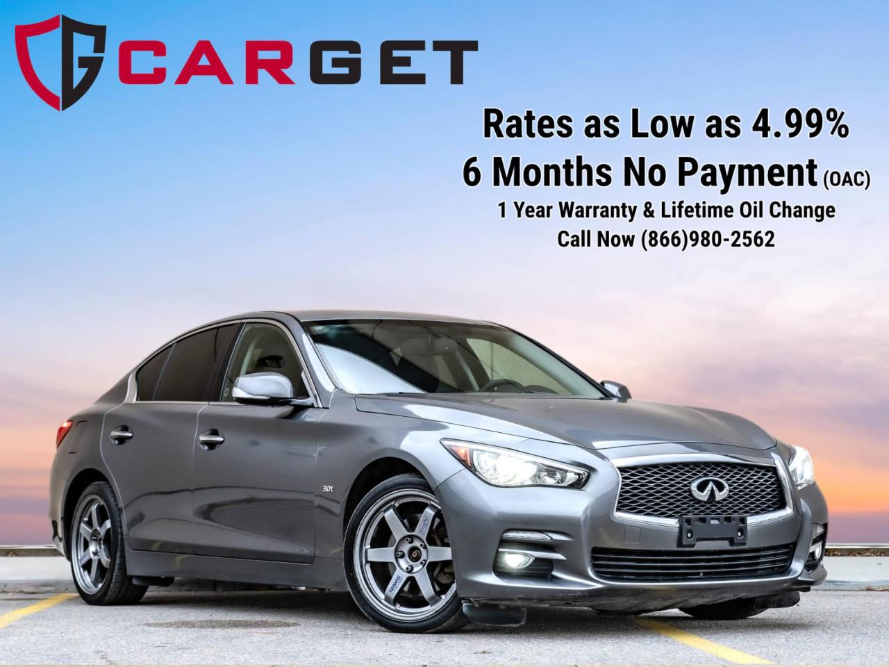 Used 2016 Infiniti Q50 - 3.0T | HEATED STEERING | 0-60 4.7 | HEATED SEATS for sale in Saskatoon, SK