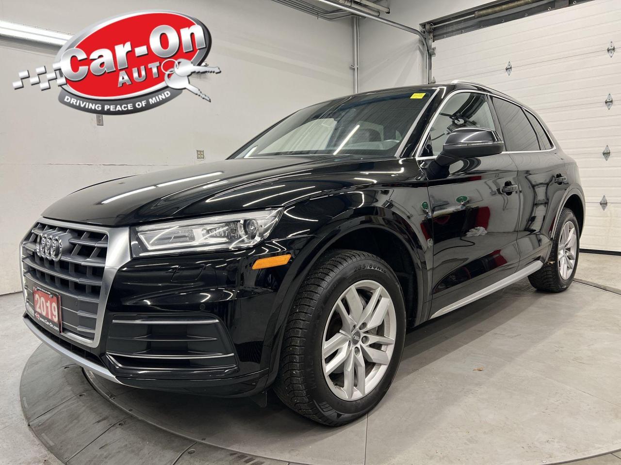 Used 2019 Audi Q5 AWD| HTD SEATS/STEERING| NOUGAT LEATHER| CARPLAY for sale in Ottawa, ON