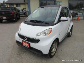 Used 2013 Smart fortwo FUEL EFFICIENT PURE-EDITION 2 PASSENGER 1.0L - DOHC.. LEATHER.. JVC STEREO.. BACK-UP CAMERA.. BLUETOOTH.. KEYLESS ENTRY.. for sale in Bradford, ON