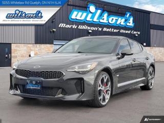 Used 2018 Kia Stinger GT  Navigation, Leather, Sunroof, Blindspot, Adaptive Cruise, New Tires & New Brakes! for sale in Guelph, ON