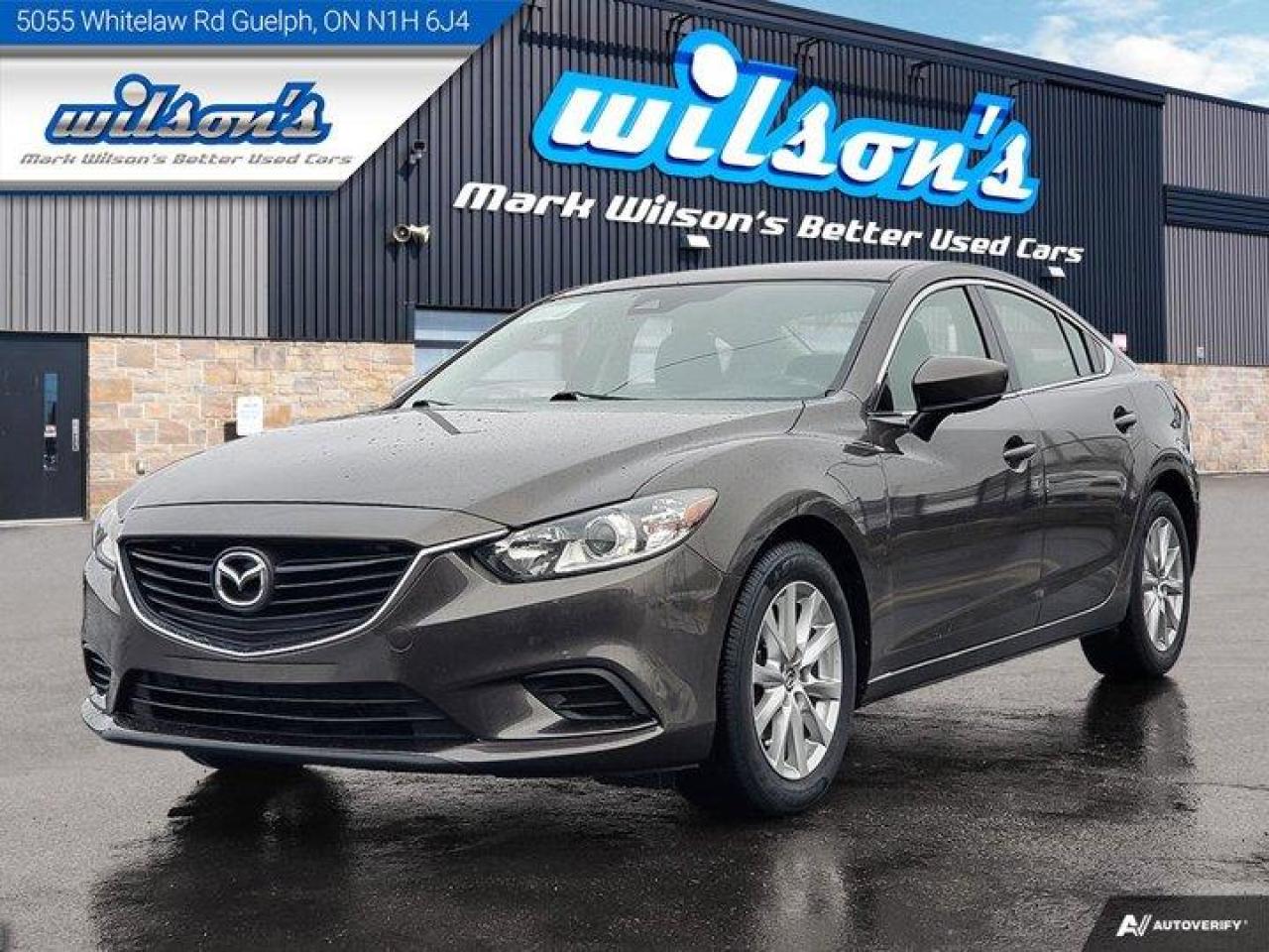 Used 2017 Mazda MAZDA6 GS, Navigation, Rear Camera, Heated Seats, Power Group, New Tires, New Brakes & More! for sale in Guelph, ON