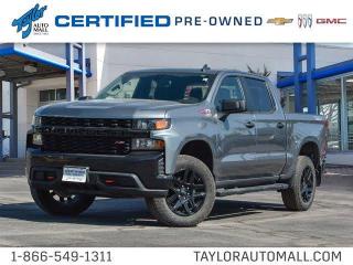 <b>Certified, Low Mileage!</b><br> <br>    This Chevrolet Silverado is a highly refined truck created to be as comfortable as it is capable. This  2022 Chevrolet Silverado 1500 LTD is for sale today in Kingston. <br> <br>Redesigned in 2022 the Chevy Silverado 1500 is functional and ergonomic, suited for the work-site or family life. Bold styling throughout gives it amazing curb appeal and a dominating stance on the road, while the its smartly designed interior keeps every passenger in superb comfort and connectivity on any trip. With brawn, brains and reliability, this pickup was built by truck people, for truck people, and comes from the family of the most dependable, longest-lasting full-size pickups on the road. This low mileage  Crew Cab 4X4 pickup  has just 21,522 kms and is a Certified Pre-Owned vehicle. Its  nice in colour  . It has an automatic transmission and is powered by a  310HP 2.7L 4 Cylinder Engine.  And its got a certified used vehicle warranty for added peace of mind. <br> <br>To apply right now for financing use this link : <a href=https://www.taylorautomall.com/finance/apply-for-financing/ target=_blank>https://www.taylorautomall.com/finance/apply-for-financing/</a><br><br> <br/><b>CHEVROLET, BUICK, AND GMC CERTIFIED PRE-OWNED BENEFITS</b><br>This vehicle has met our highest standard and has been put through the GM certificationprocess by our GM-trained technicians. Our GM Certified used vehicles go thru an extensive150+ point inspection and are reconditioned back to near new condition. Each vehicle comeswith a minimum of a 3 month, 5000 KM warranty or the balance of the factory warranty(whichever is longer) with 24-hour roadside assistance. They also come with satisfactionguaranteed; a 30 day or 2500 km exchange privilege if you are not completely satisfied. If your budget permits, you can extend or upgrade to an even more comprehensive Certified Pre-Owned Vehicle Protection Plan. Youll also appreciate the convenience of being able to transfer any existing warranties to a new owner, should you ever decide to sell your Certified Pre-Owned Vehicle. <br><br> <br/><br> Buy this vehicle now for the lowest bi-weekly payment of <b>$349.53</b> with $0 down for 96 months @ 9.99% APR O.A.C. ( Plus applicable taxes -  Plus applicable fees   / Total Obligation of $72702  ).  See dealer for details. <br> <br>For more information, please call any of our knowledgeable used vehicle staff at (613) 549-1311!<br><br> Come by and check out our fleet of 90+ used cars and trucks and 130+ new cars and trucks for sale in Kingston.  o~o