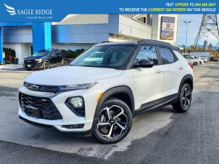 New 2023 Chevrolet TrailBlazer RS AWD, automatic emergency braking, lane keep assist with departure warning, HD rear vision camera for sale in Coquitlam, BC