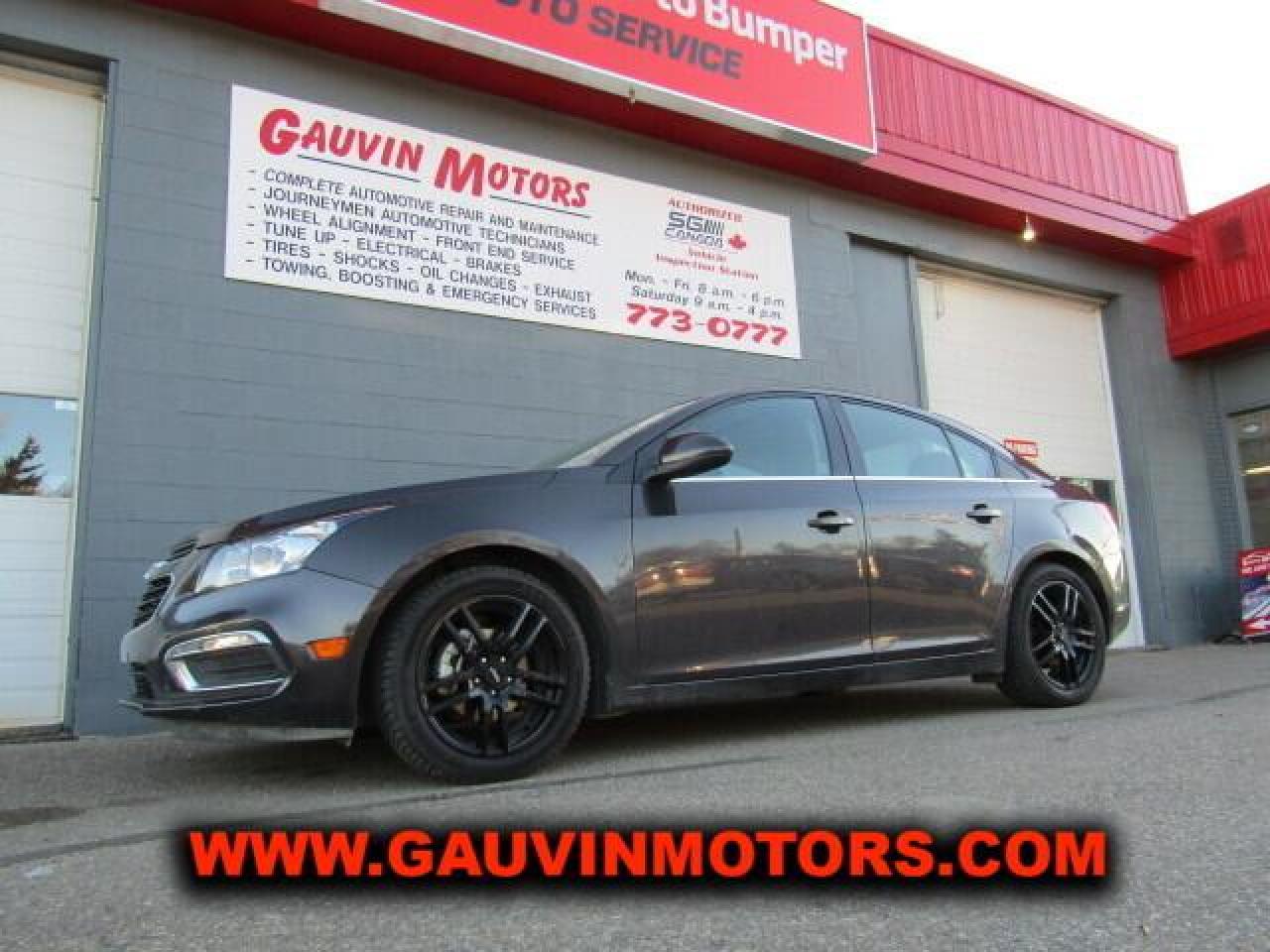 Used 2016 Chevrolet Cruze LT Loaded Sunroof Remote Start & More! Low Kms for sale in Swift Current, SK