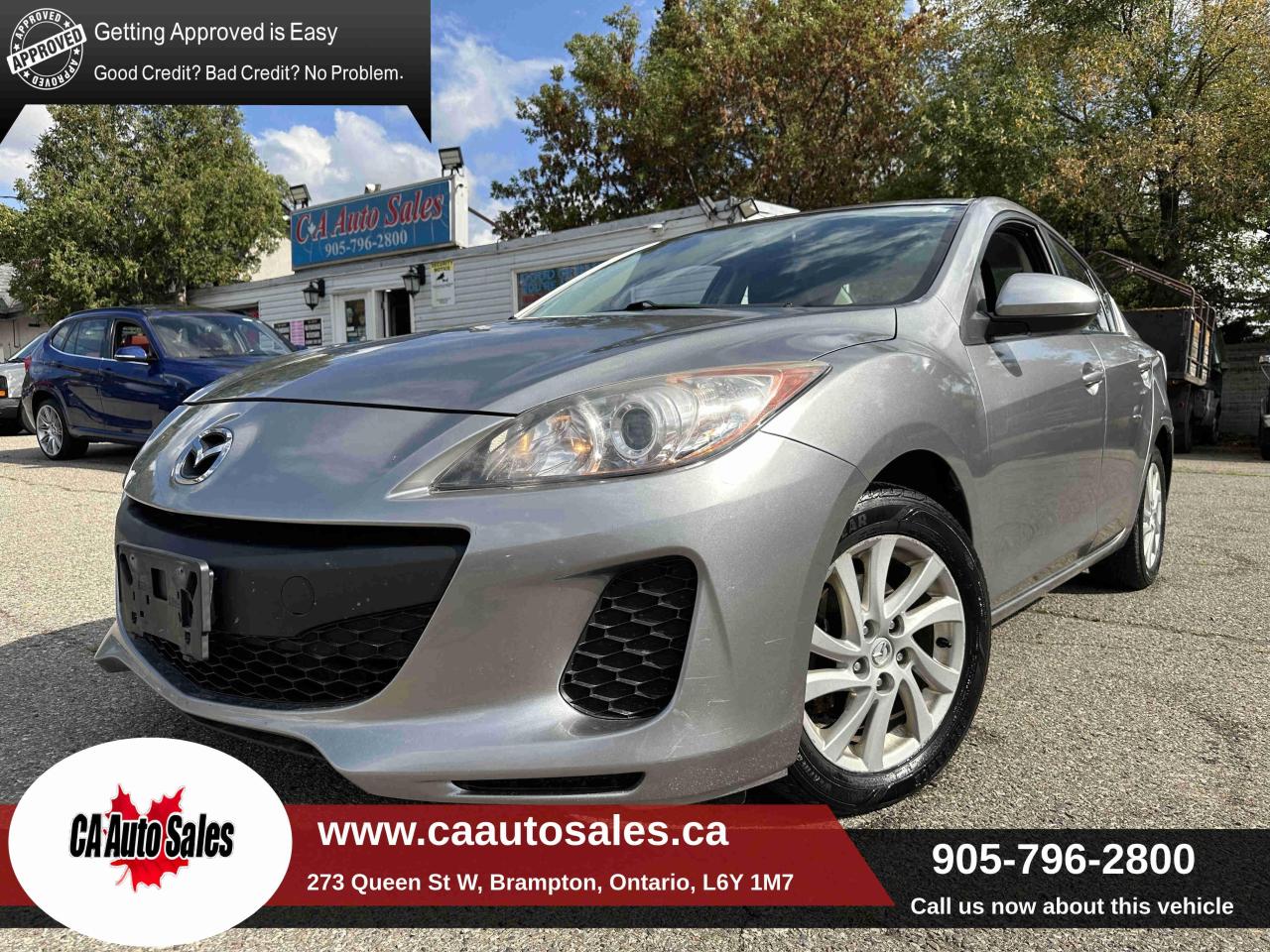 Used 2012 Mazda MAZDA3 4dr Sdn  GX one owner low km for sale in Brampton, ON
