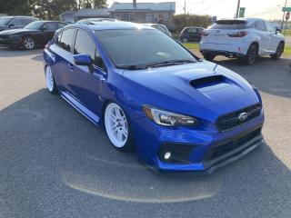 <div><span>Take a look at this AWD 2019 Subaru WRX Premium! This Car is in excellent Condition and comes loaded with options, Starting with White Alloy Wheels, Dual Exhaust, Adjustable BC Coil overs,  Racing Steering Wheel, Hood Scoop, Stock Exhaust, Struts, and Steering Wheel in Trunk, Sunroof, Heated Seats, Back Up Camera, Blind Spot Monitor, All Power Options, AC, Bluetooth Audio & Calling, Rear Spoiler, Satellite Radio, USB Port. This Vehicle has 122,000 KM on it, List Price: $29,900</span></div><br /><div><br></div><br /><div><span>This Car comes with A New Multi Point Safety Inspection, Manufacturers warranty remaining, 1 Month Powertrain Warranty, and an option to extend the warranty to what you would like! All Credit Applications Welcome! All Financing Available, with over 10 lenders to get you approved no matter your credit level! Scammell Auto proudly serves the Truro, Bible Hill, New Glasgow, Antigonish, Cape Breton, Dartmouth, Halifax, Kentville, Amherst, Sackville, and greater area of Nova Scotia and New Brunswick. Scammell Auto is a family run business, come see us today for a unique and pleasant buying experience! You can view all of our inventory online @ www.scammellautosales.ca or give us a call- 902-843-3313 (office) or anytime at 902-899-8428</span><br></div>