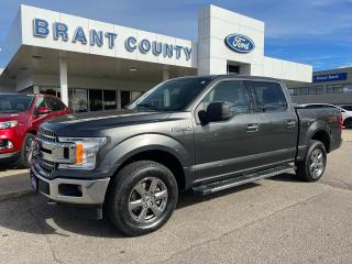 <p><br />KEY FEATURES: 2018 F150 Crew, XLT, 4x4, Grey, 3.3L v6 Engine, Grey Cloth seats, 18s, 300a, XTR, Trailer hitch, Rear back up cam, sync, power windows power locks </p><p><br />SERVICE/RECON – Full Safety Inspection completed, oil and filter change completed -  Please contact us for more details. </p><p><br />Price includes safety.  We are a full disclosure dealership - ask to see this vehicles CarFax report.</p><p><br />Please Call 519-756-6191, Email sales@brantcountyford.ca for more information and availability on this vehicle.  Brant County Ford is a family-owned dealership and has been a proud member of the Brantford community for over 40 years!</p><p><br />** See dealer for details.</p><p>*Please note all prices are plus HST and Licencing.</p><p>* Prices in Ontario, Alberta and British Columbia include OMVIC/AMVIC fee (where applicable), accessories, other dealer installed options, administration and other retailer charges. </p><p>*The sale price assumes all applicable rebates and incentives (Delivery Allowance/Non-Stackable Cash/3-Payment rebate/SUV Bonus/Winter Bonus, Safety etc</p><p>All prices are in Canadian dollars (unless otherwise indicated). Retailers are free to set individual prices</p><p> </p>