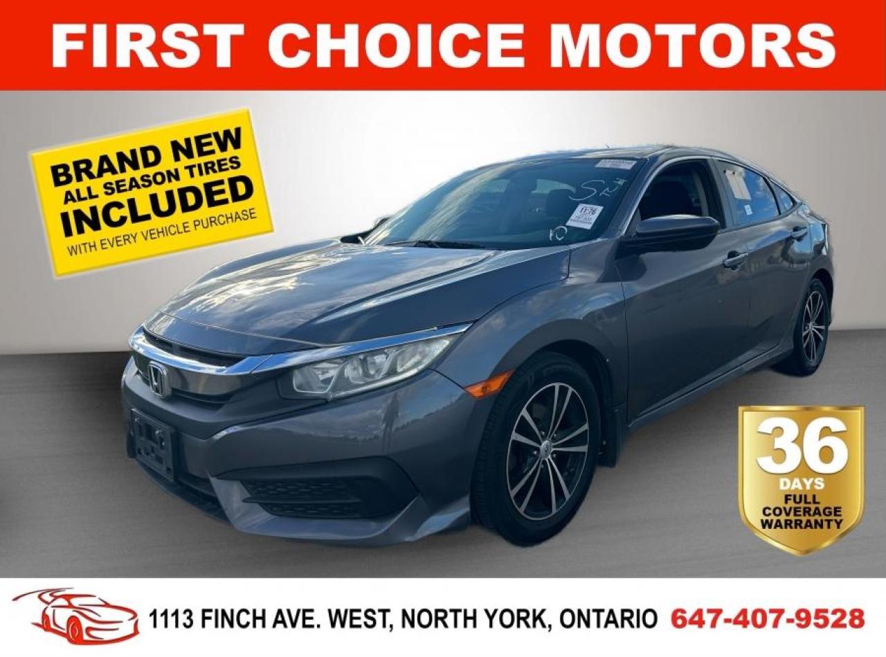 Used 2017 Honda Civic LX ~AUTOMATIC, FULLY CERTIFIED WITH WARRANTY!!!~ for sale in North York, ON