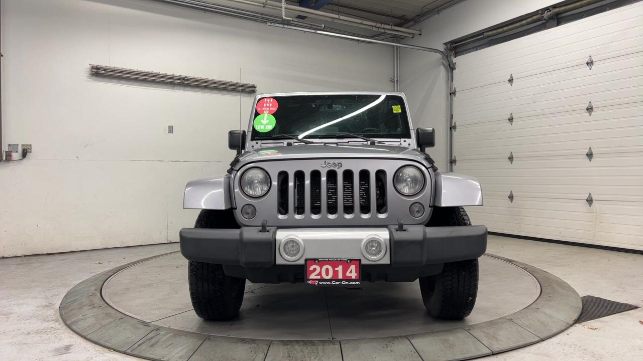 2014 Jeep Wrangler Unlimited SAHARA 4DR | DUAL TOP | LOW KMS! | NAV | RMT START Photo