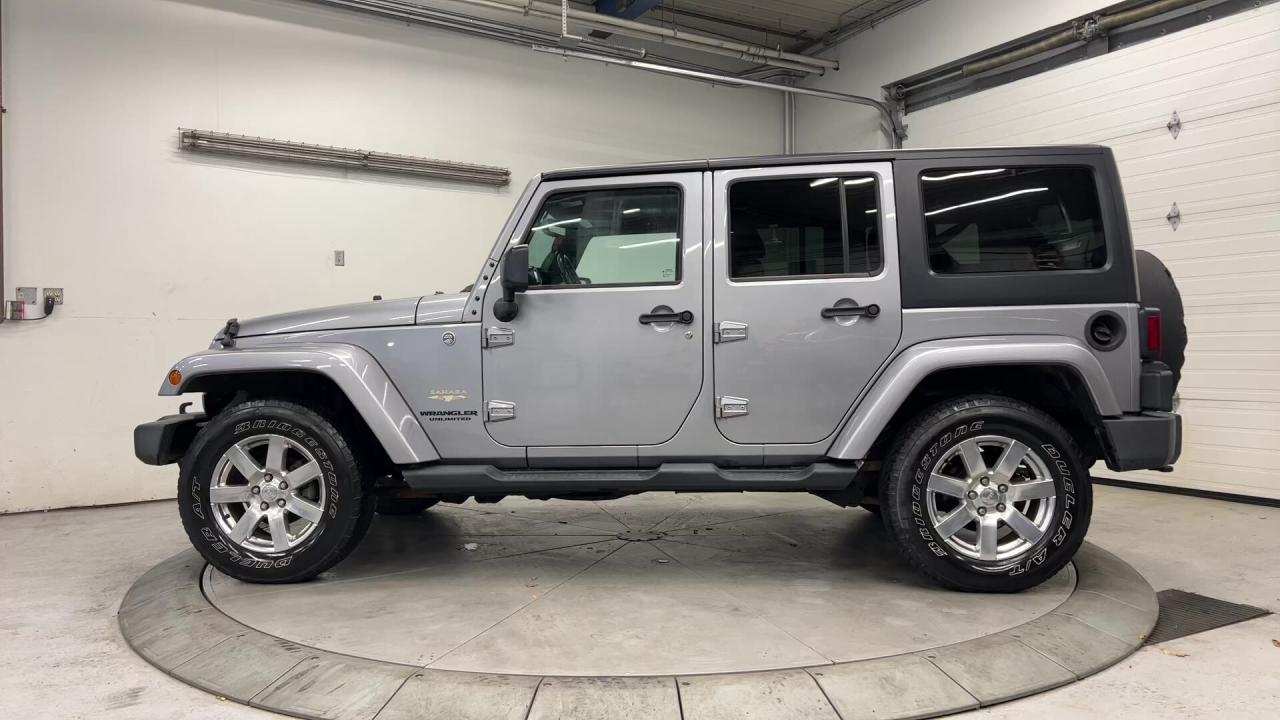 2014 Jeep Wrangler Unlimited SAHARA 4DR | DUAL TOP | LOW KMS! | NAV | RMT START Photo