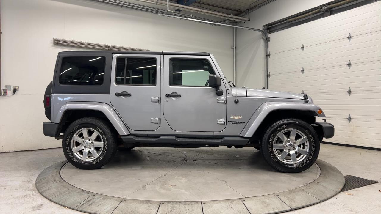 2014 Jeep Wrangler Unlimited SAHARA 4DR | DUAL TOP | LOW KMS! | NAV | RMT START Photo