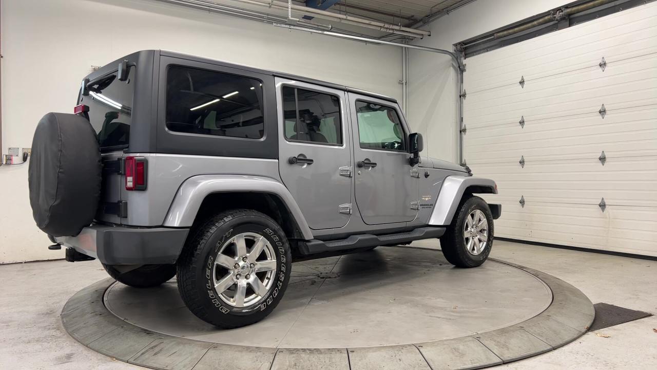 2014 Jeep Wrangler Unlimited SAHARA 4DR | DUAL TOP | LOW KMS! | NAV | RMT START Photo