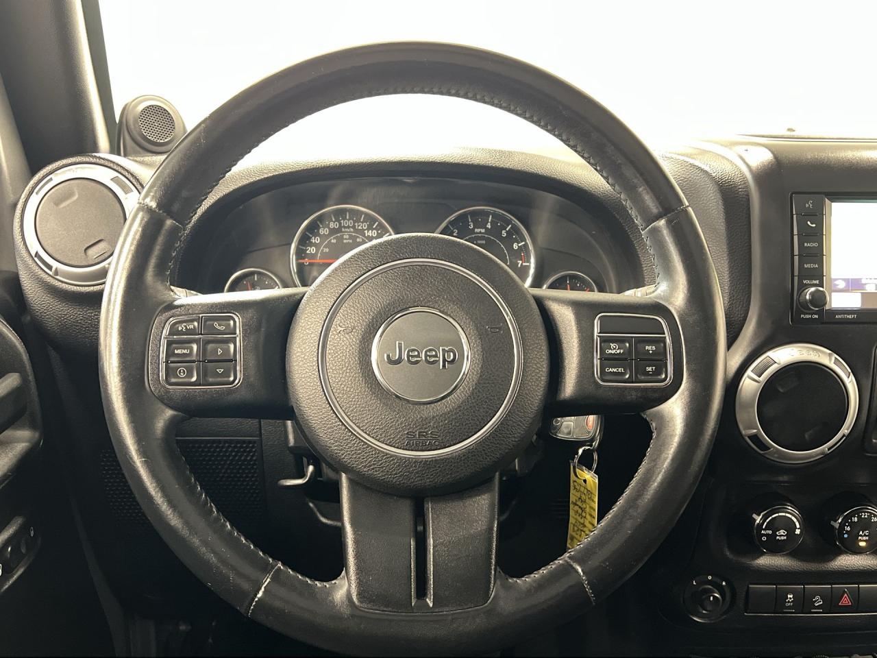 2014 Jeep Wrangler Unlimited SAHARA 4DR | DUAL TOP | LOW KMS! | NAV | RMT START Photo