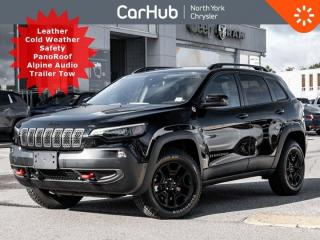 
Only 3,852 km! This 2023 Jeep Cherokee Trailhawk 4x4 is ready for adventure! It boasts a Intercooled Turbo Premium Unleaded I-4 2.0 L/122 engine powering this Automatic transmission. Transmission: 9-Speed AUTOMATIC W/ACTIVE DRIVE II. Our advertised prices are for consumers (i.e. end users) only.

Not a former rental.

 

This Jeep Cherokee Comes Equipped with These Options

 

Elite Group $2,595

Trailer Tow Group $895

Diamond Black Crystal Pearl $495

 

Heated & Vented Leather Power Front Seats w Drivers Memory, Heated Steering Wheel, Panoramic Dual Pane Sunroof, 8.4 Uconnect Touch Display w Navigation, Backup Camera w/ ParkSense, Remote Start, Active Cruise Control, LaneSense, Side Distance Warning, Automatic Emergency Braking, Blind Spot Detection, 4x4 w Terrain Controls, 4WD Low, Hill Start & Descent Assists, Dual Zone Climate w Rear Vents, Rear AC/USB Power, Smartphone Projection, AM/FM/SiriusXM-Ready, Bluetooth, USB/AUX, WiFi Capable, Off Road Pages, Tire Fill Assist, Power Liftgate, Push Button Start, Auto Start/Stop, Power Windows & Mirrors, Steering Wheel Media Controls, Auto Lights, Mirror Dimmer, Garage Door Opener, TRAILER TOW GROUP -inc: 4 & 7-Pin Wiring Harness, Class III Hitch Receiver, Trailer Tow Wiring Harness, PACKAGE 2ZK TRAILHAWK -inc: Engine: 2.0L DOHC I-4 DI Turbo w/ESS, Transmission: 9-Speed Automatic w/Active Drive II, ENGINE: 2.0L DOHC I-4 DI TURBO W/ESS, ELITE GROUP -inc: Hands-Free Power Liftgate, Premium Alpine Speaker System, CommandView Dual-Pane Sunroof, Active Noise Control System, DIAMOND BLACK CRYSTAL PEARLCOAT, BLACK PREMIUM LEATHER-FACED BUCKET SEATS, Wheels: 17 Black Aluminum, Valet Function, Trunk/Hatch Auto-Latch.

 

Dont miss out on this one!

 

Please note: The window sticker features options the car had when new -- some modifications may have been made since then. Please confirm all options and features with your CarHub Product Advisor. No factory paint warranty available.

 

Drive Happy with CarHub
*** All-inclusive, upfront prices -- no haggling, negotiations, pressure, or games

*** Purchase or lease a vehicle and receive a $1000 CarHub Rewards card for service

*** 3 day CarHub Exchange program available on most used vehicles

*** 36 day CarHub Warranty on mechanical and safety issues and a complete car history report

*** Purchase this vehicle fully online on CarHub websites

 
Transparency StatementOnline prices and payments are for finance purchases -- please note there is a $750 finance/lease fee. Cash purchases for used vehicles have a $2,200 surcharge (the finance price + $2,200), however cash purchases for new vehicles only have tax and licensing extra -- no surcharge. NEW vehicles priced at over $100,000 including add-ons or accessories are subject to the additional federal luxury tax. While every effort is taken to avoid errors, technical or human error can occur, so please confirm vehicle features, options, materials, and other specs with your CarHub representative. This can easily be done by calling us or by visiting us at the dealership. CarHub used vehicles come standard with 1 key. If we receive more than one key from the previous owner, we include them with the vehicle. Additional keys may be purchased at the time of sale. Ask your Product Advisor for more details. Payments are only estimates derived from a standard term/rate on approved credit. Terms, rates and payments may vary. Prices, rates and payments are subject to change without notice. Please see our website for more details.