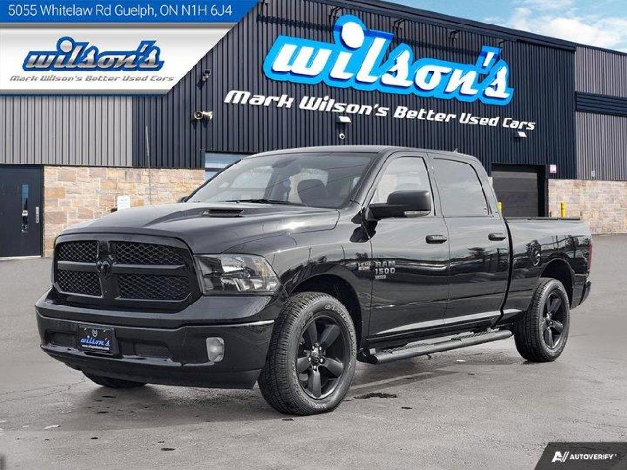Used 2022 RAM 1500 Classic SLT Crew Hemi 4x4, Katzkin Leather, Bucket Seats, Heated Steering + Seats, Navigation & Much More! for sale in Guelph, ON