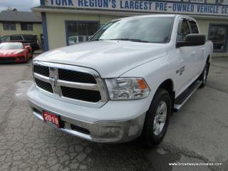 Used 2019 Dodge Ram 1500 GREAT KM'S SLT-CLASSIC-EDITION 5 PASSENGER 5.7L - HEMI.. 4X4.. CREW-CAB.. SHORTY.. BACK-UP CAMERA.. BLUETOOTH SYSTEM.. TOUCH SCREEN DISPLAY.. for sale in Bradford, ON