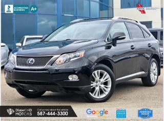 HYBRID, ADAPTIVE CRUISE CONTROL, DVD, LEATHER, NAVIGATION, HEATED AND VENTILATED SEATS, MARK & LEVINSON AUDIO, KEYLESS ENTRY, SUNROOF AND MUCH MORE! <br/> <br/>  <br/> Just Arrived 2010 Lexus RX 450h HYBRID Black has 234,161 KM on it. 3.5L 6 Cylinder Engine engine, All Wheel Drive, Automatic transmission, 5 Seater passengers, on special price for $16,300.00. <br/> <br/>  <br/> Book your appointment today for Test Drive. We offer contactless Test drives & Virtual Walkarounds. Stock Number: 23225 <br/> <br/>  <br/> Diamond Motors has built a reputation for serving you, our customers. Being honest and selling quality pre-owned vehicles at competitive & affordable prices. Whenever you deal with us, you know you get to deal and speak directly with the owners. This means unique personalized customer service to meet all your needs. No high-pressure sales tactics, only upfront advice. <br/> <br/>  <br/> Why choose us? <br/>  <br/> Certified Pre-Owned Vehicles <br/> Family Owned & Operated <br/> Finance Available <br/> Extended Warranty <br/> Vehicles Priced to Sell <br/> No Pressure Environment <br/> Inspection & Carfax Report <br/> Professionally Detailed Vehicles <br/> Full Disclosure Guaranteed <br/> AMVIC Licensed <br/> BBB Accredited Business <br/> CarGurus Top-rated Dealer 2022 <br/> <br/>  <br/> Phone to schedule an appointment @ 587-444-3300 or simply browse our inventory online www.diamondmotors.ca or come and see us at our location at <br/> 3403 93 street NW, Edmonton, T6E 6A4 <br/> <br/>  <br/> To view the rest of our inventory: <br/> www.diamondmotors.ca/inventory <br/> <br/>  <br/> All vehicle features must be confirmed by the buyer before purchase to confirm accuracy. All vehicles have an inspection work order and accompanying Mechanical fitness assessment. All vehicles will also have a Carproof report to confirm vehicle history, accident history, salvage or stolen status, and jurisdiction report. <br/>