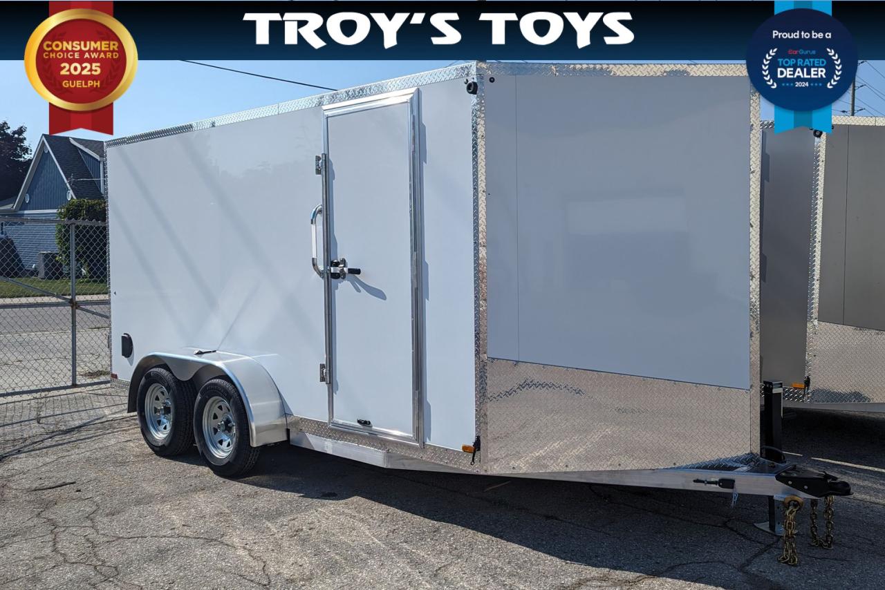 2024 Canadian Trailer Company 7x14 V Nose Cargo Trailer Aluminum Tandem Axle