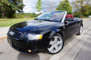 Used 2006 Audi A4 RARE CABRIOLET/ 3.0 AWD /STUNNING COMBO/ LOW KM'S for sale in Etobicoke, ON
