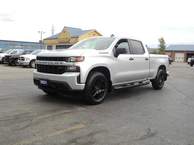 2021 Chevrolet Silverado 1500 Custom CrewCab 4x4 2.7L 4cyl 6'7"Box BackUpCam