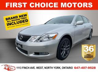 Used 2007 Lexus GS 350 ~AUTOMATIC, FULLY CERTIFIED WITH WARRANTY!!!~ for sale in North York, ON