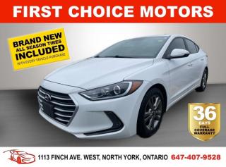 Welcome to First Choice Motors, the largest car dealership in Toronto of pre-owned cars, SUVs, and vans priced between $5000-$15,000. With an impressive inventory of over 300 vehicles in stock, we are dedicated to providing our customers with a vast selection of affordable and reliable options. <br><br>Were thrilled to offer a used 2017 Hyundai Elantra GL, white color with 192,000km (STK#6668) This vehicle was $14490 NOW ON SALE FOR $11990. It is equipped with the following features:<br>- Automatic Transmission<br>- Heated seats<br>- Bluetooth<br>- Reverse camera<br>- Apple CarPlay<br>- Alloy wheels<br>- Power windows<br>- Power locks<br>- Power mirrors<br>- Air Conditioning<br><br>At First Choice Motors, we believe in providing quality vehicles that our customers can depend on. All our vehicles come with a 36-day FULL COVERAGE warranty. We also offer additional warranty options up to 5 years for our customers who want extra peace of mind.<br><br>Furthermore, all our vehicles are sold fully certified with brand new brakes rotors and pads, a fresh oil change, and brand new set of all-season tires installed & balanced. You can be confident that this car is in excellent condition and ready to hit the road.<br><br>At First Choice Motors, we believe that everyone deserves a chance to own a reliable and affordable vehicle. Thats why we offer financing options with low interest rates starting at 7.9% O.A.C. Were proud to approve all customers, including those with bad credit, no credit, students, and even 9 socials. Our finance team is dedicated to finding the best financing option for you and making the car buying process as smooth and stress-free as possible.<br><br>Our dealership is open 7 days a week to provide you with the best customer service possible. We carry the largest selection of used vehicles for sale under $9990 in all of Ontario. We stock over 300 cars, mostly Hyundai, Chevrolet, Mazda, Honda, Volkswagen, Toyota, Ford, Dodge, Kia, Mitsubishi, Acura, Lexus, and more. With our ongoing sale, you can find your dream car at a price you can afford. Come visit us today and experience why we are the best choice for your next used car purchase!<br><br>All prices exclude a $10 OMVIC fee, license plates & registration  and ONTARIO HST (13%)