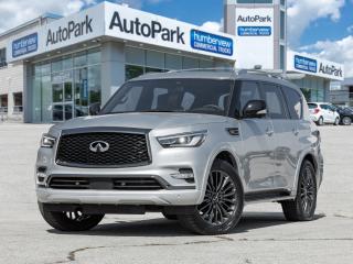 Used 2023 Infiniti QX80 LUXE 7 Passenger NAV | BOSE AUDIO | VENTED SEATS | REAR TV | FRONT CAM for sale in Mississauga, ON