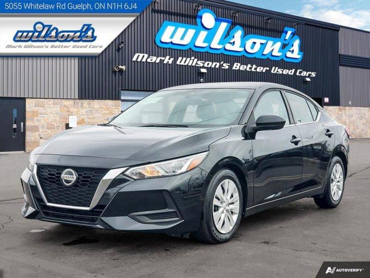 Used 2020 Nissan Sentra S Plus Sedan - Blindspot Monitor, Park Sensors, CarPlay+Android, Rear Camera, Keyless Entry & More! for sale in Guelph, ON