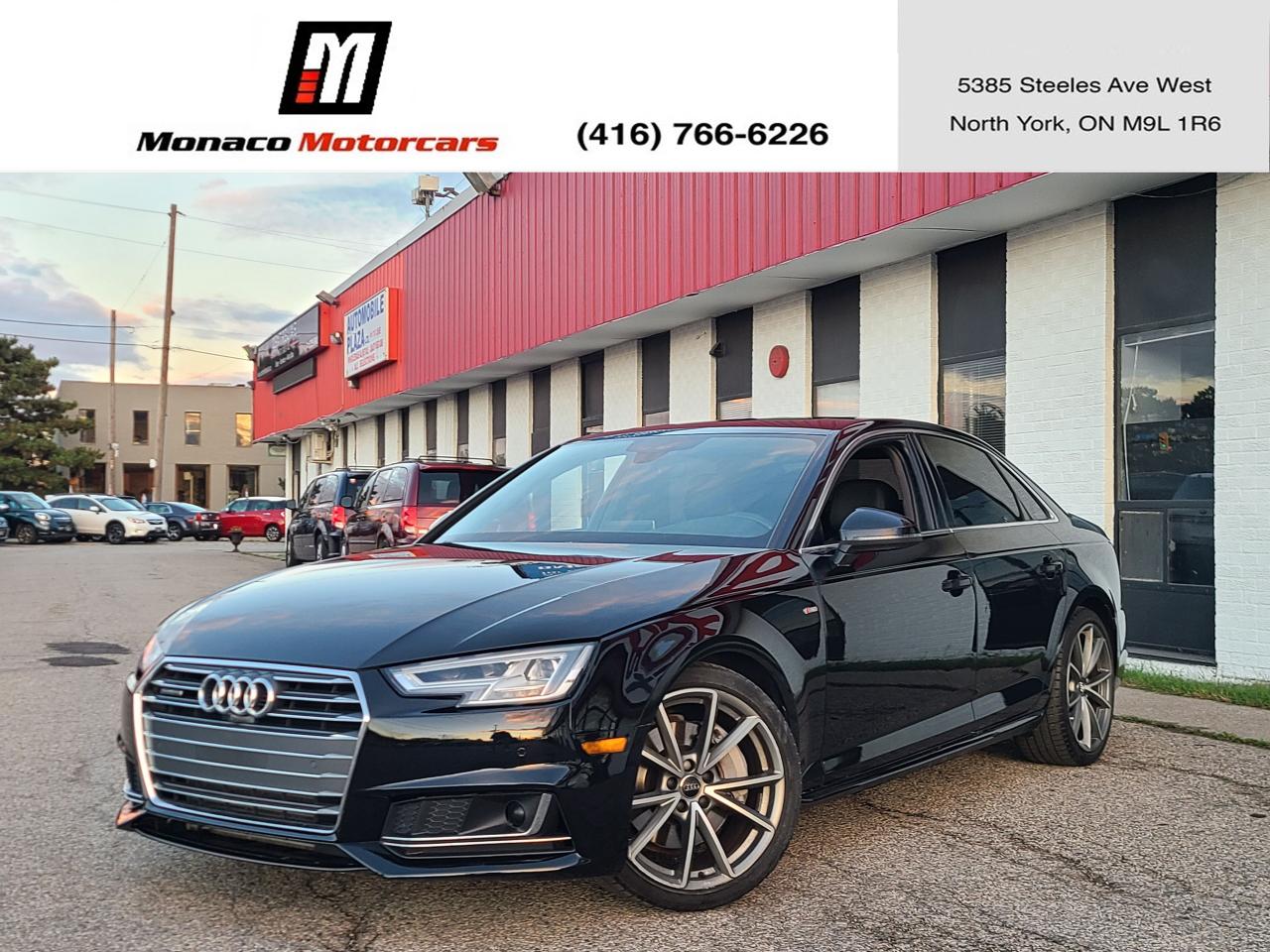 Used 2017 Audi A4 TECHNIK - SLINE|NAVI|360CAM|BLINDSPOT|LANEKEEP for sale in North York, ON