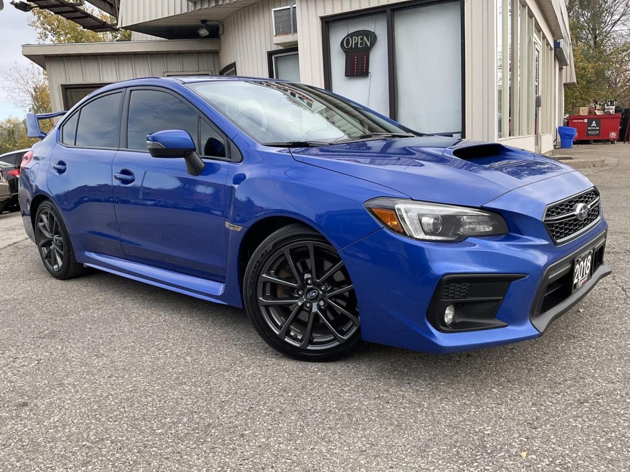 Used 2018 Subaru WRX Sport-Tech 6M - LEATHER! NAV! BACK-UP CAM! BSM! WING SPOILER! for sale in Kitchener, ON