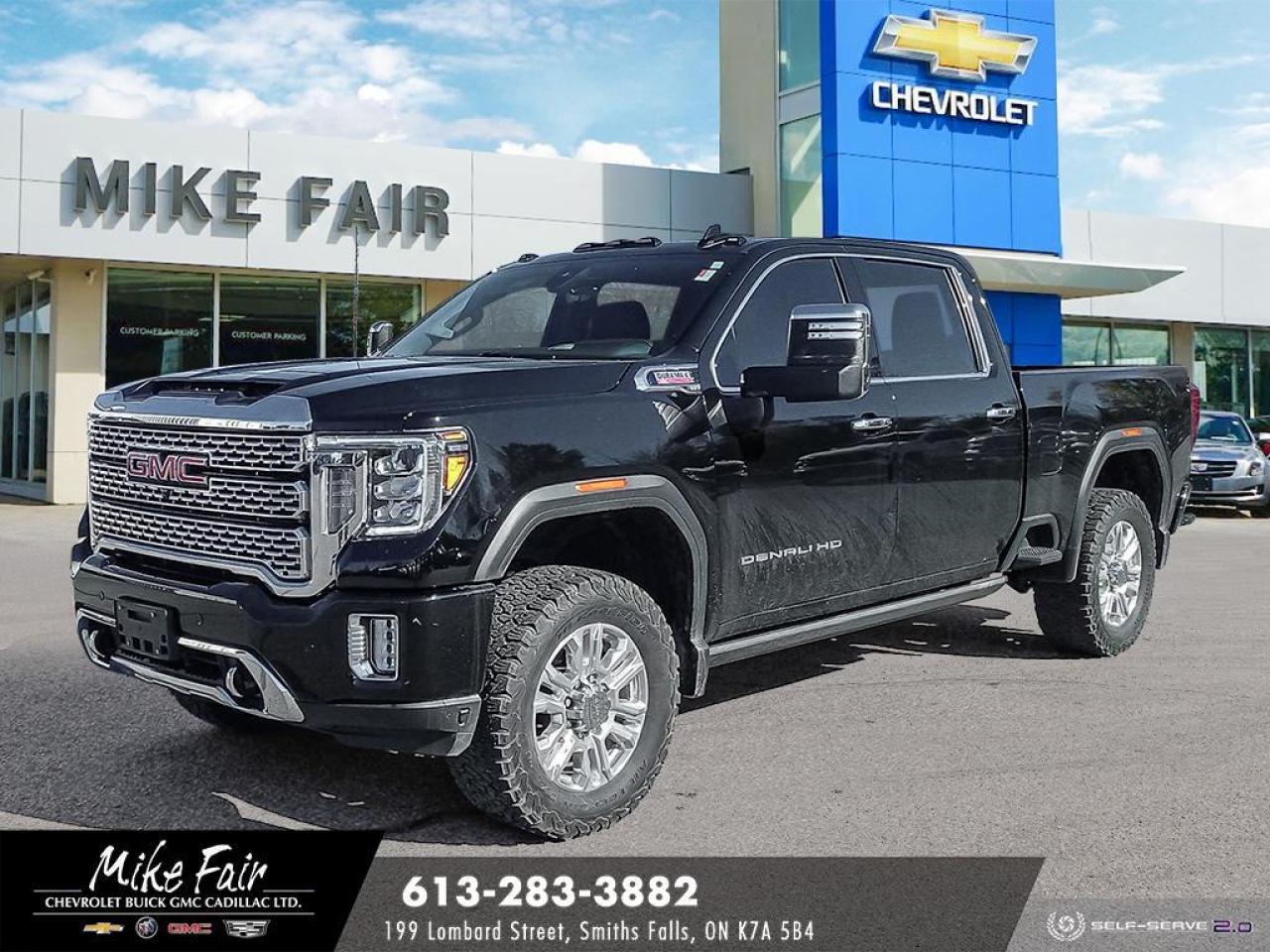 Used 2022 GMC Sierra 2500 HD Denali power sunroof,remote/keyless start,heated front seats/steering wheel,HD surround vision for sale in Smiths Falls, ON