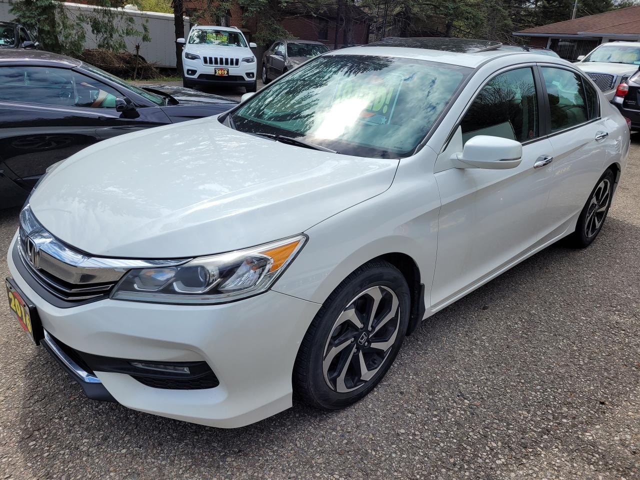 2016 Honda Accord 4dr I4 Cvt Ex-L Clean CarFax Financing Trades OK!